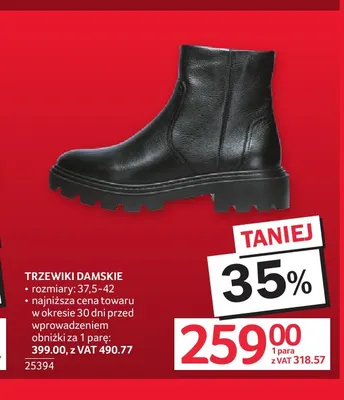 Trzewiki damskie promocja w Selgros