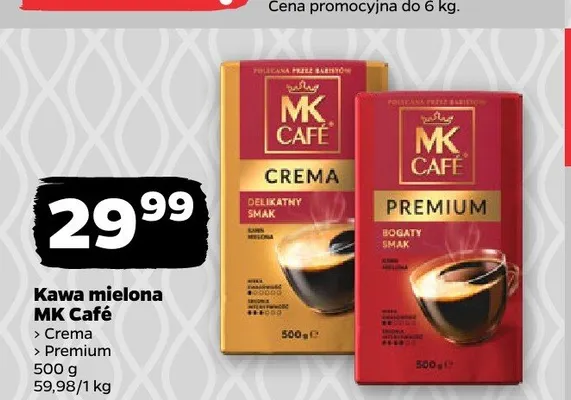 Kawa mielona MK Café Premium promocja w Netto