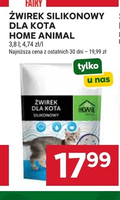 Żwirek silikonowy dla kota Home Animal promocja w Stokrotka