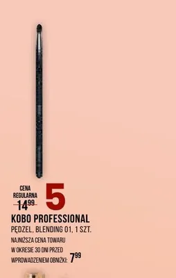Pędzel do makijażu Kobo Professional Blending 01 promocja w Drogerie Natura