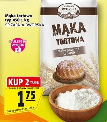 Mąka tortowa typ 450 promocja w Prim Market