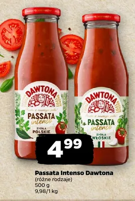 Passata Intenso zioła włoskie Dawtona promocja w Netto