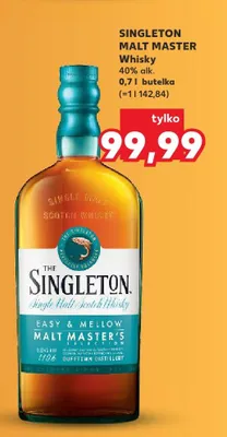 Whisky Malt Master 0,7 l promocja w Kaufland