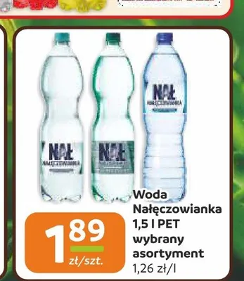 Woda mineralna Nałęczowianka promocja w Społem Częstochowa