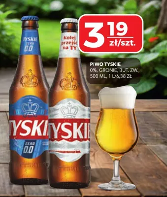 Piwo Tyskie 0% Gronie promocja w Top Market