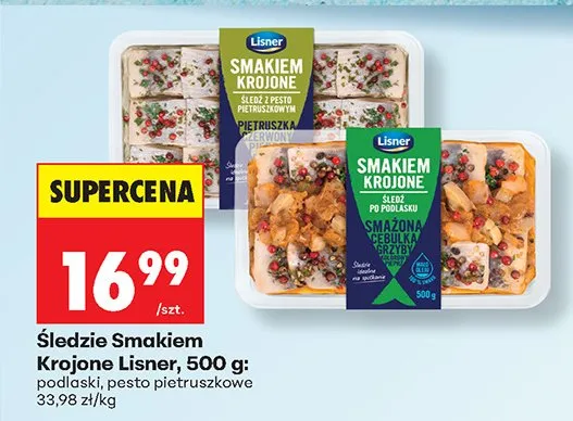 Śledzie smakiem krojone, różne rodzaje promocja w Biedronka