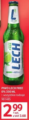 Piwo Lech Free 0% 330ML promocja w Selgros