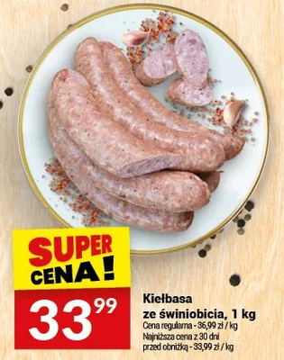 Kiełbasa ze świniobicia promocja w Twój Market