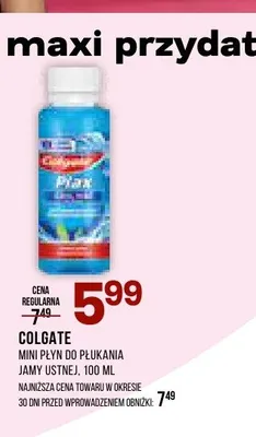 Mini płyn do płukania jamy ustnej Colgate promocja w Drogerie Natura