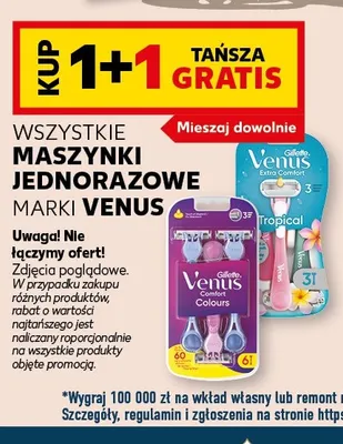 Maszynki jednorazowe do golenia Tropical Gillette Venus promocja w Kaufland