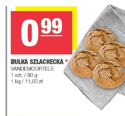 Bułka szlachecka Vandemoortele promocja w SPAR