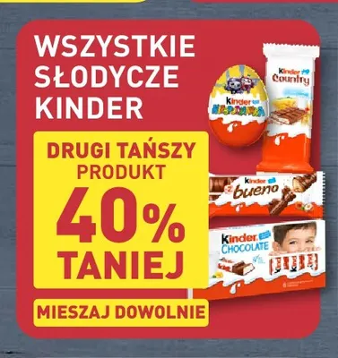 Słodycze Kinder promocja w Aldi