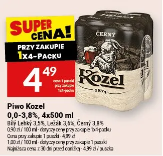 Piwo Kozel promocja w Twój Market