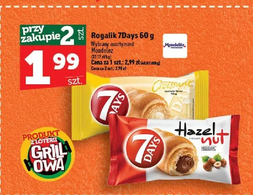 Rogalik 7Days Hazelnut promocja w TOPAZ
