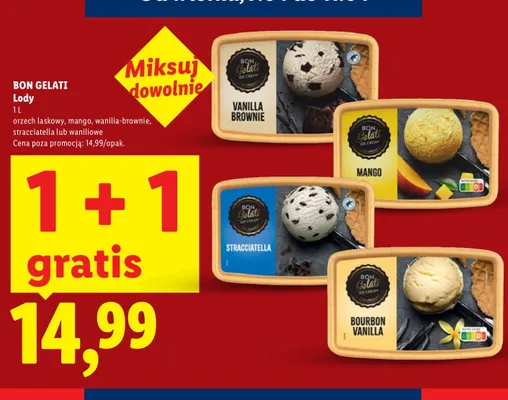 Lody mango promocja w Lidl
