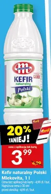 Kefir naturalny Polski Mlekovita promocja w Twój Market