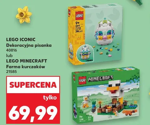 Klocki Iconic Dekoracyjna pisanka 40816 promocja w Kaufland