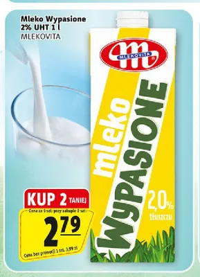 Mleko Wypasione 2% UHT promocja w Prim Market