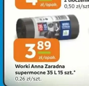 Worki Anna Zaradna supermocne 35l promocja w Gama