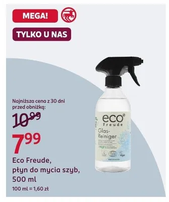 Płyn do mycia szyb Eco Freude Glas-Reiniger promocja w Rossmann
