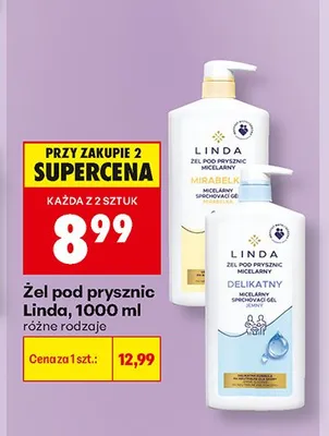 Żel pod prysznic Linda Delikatny promocja w Biedronka