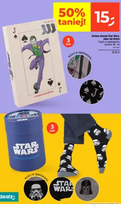 Zestaw skarpet Star Wars 3-pak promocja w Dealz