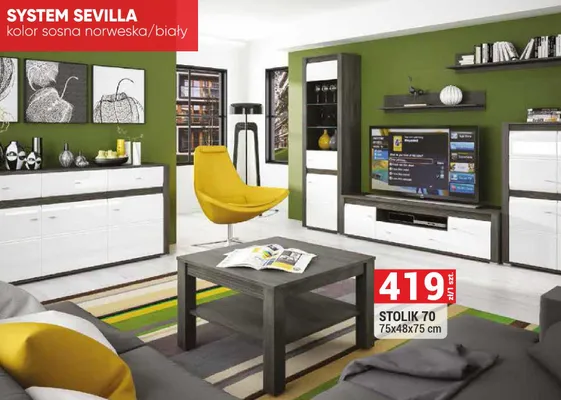 Stolik 70 75x48x75cm promocja w Merkury Market