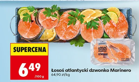Łosoś atlantycki dzwonko promocja w Biedronka