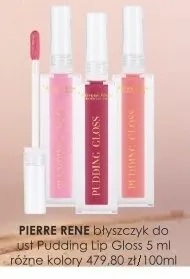 Błyszczyk do ust Pudding Lip Gloss różne kolory Pierre Rene promocja w Drogerie Jasmin