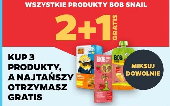 Produkty Bob Snail promocja w Netto