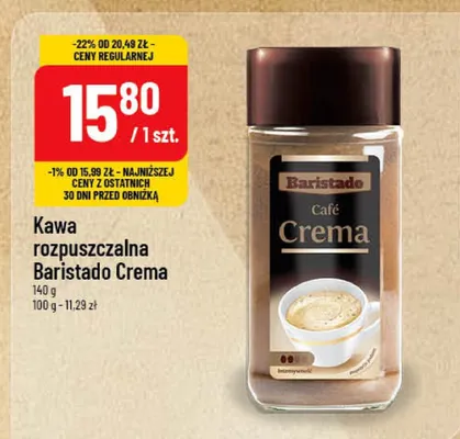 Kawa rozpuszczalna Crema promocja w POLOmarket