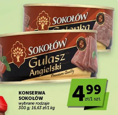 Konserwa wybrane rodzaje promocja w Groszek