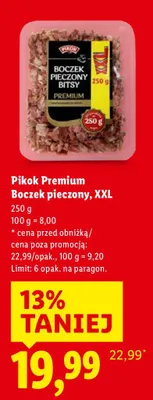 Boczek pieczony, XXL promocja w Lidl