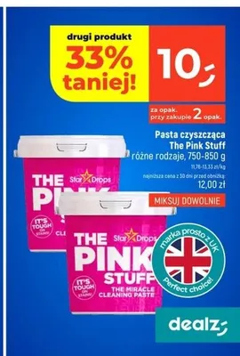 Pasta czyszcząca The Pink Stuff The Miracle Cleaning Paste promocja w Dealz