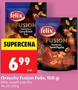 Orzechy Fusion Felix sweet paprika promocja w Biedronka