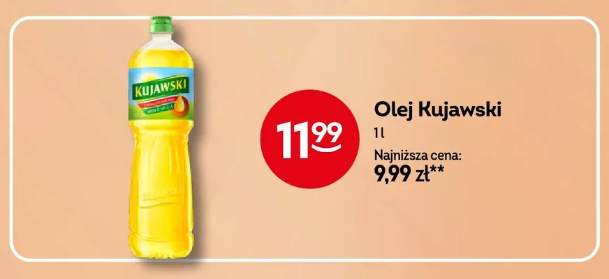 Olej rzepakowy Kujawski promocja w Żabka