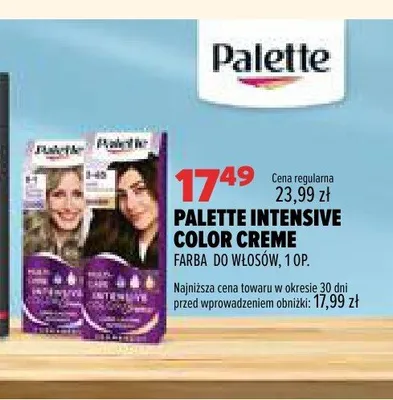 Farba do włosów Palette Intensive Color Creme promocja w Drogerie Natura