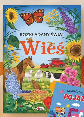 Książka Rozkładany świat Wieś AWM promocja w Biedronka