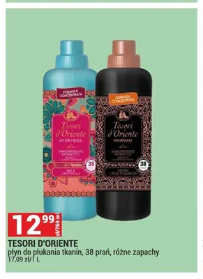 Płyn do płukania tkanin Tesori d'Oriente Ayurveda promocja w Merkury Market