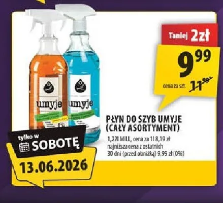 Płyn do szyb Umyje promocja w Arhelan