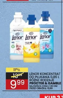 Koncentrat do płukania Lenor Hypoallergenic promocja w Wafelek