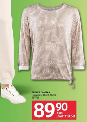 Bluzka damska rozmiary 36/38-48/50 promocja w Selgros