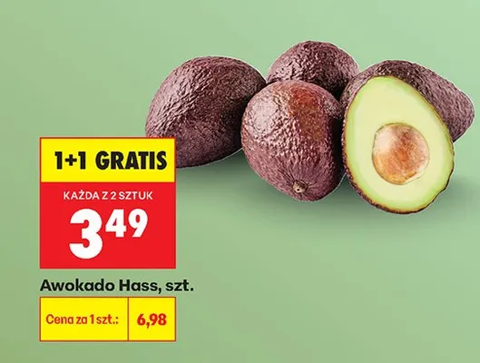 Awokado Hass 1 szt. promocja w Biedronka