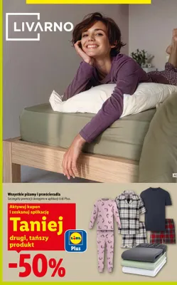 Piżamy Livarno promocja w Lidl