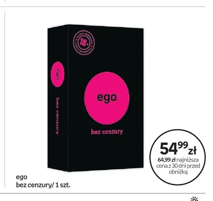 Gra planszowa Ego Bez cenzury promocja w Empik
