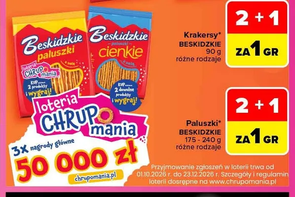 Paluszki Beskidzkie promocja w Carrefour