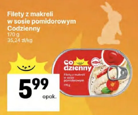 Filety z makreli w sosie pomidorowym promocja w Delikatesy Centrum
