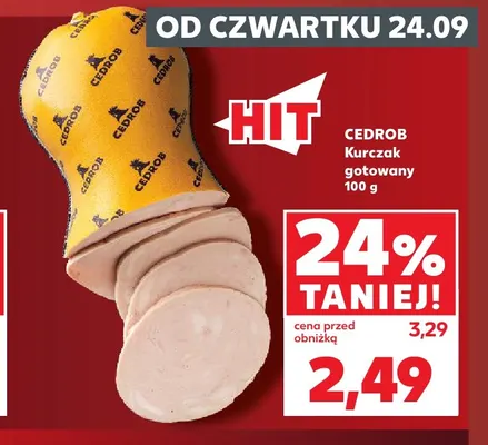 Kurczak gotowany Cedrob promocja w Kaufland