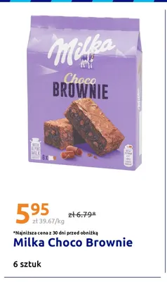 Ciastka Milka Choco Brownie 6-pak 25 g promocja w Action