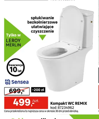 Kompakt Wc Remix Sensea promocja w Leroy Merlin